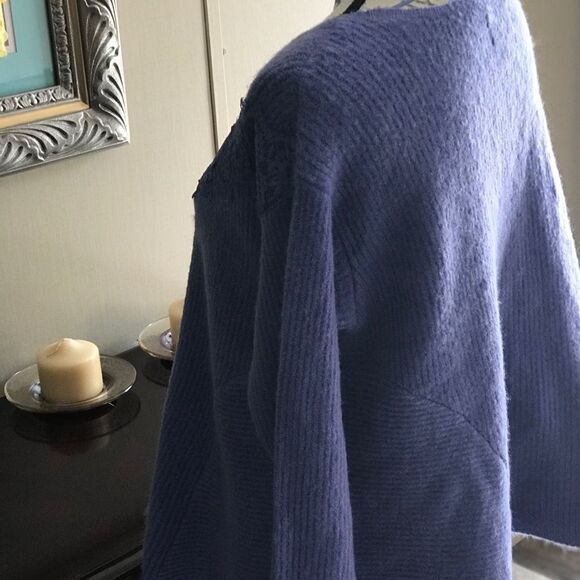 Elle Purple Sweater Blouse Small - Picture 6 of 7